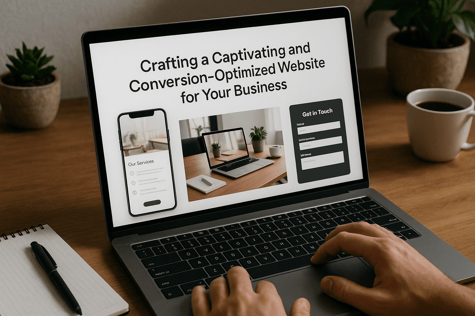 Crafting a Captivating and Conversion-Optimized Website for Your Business